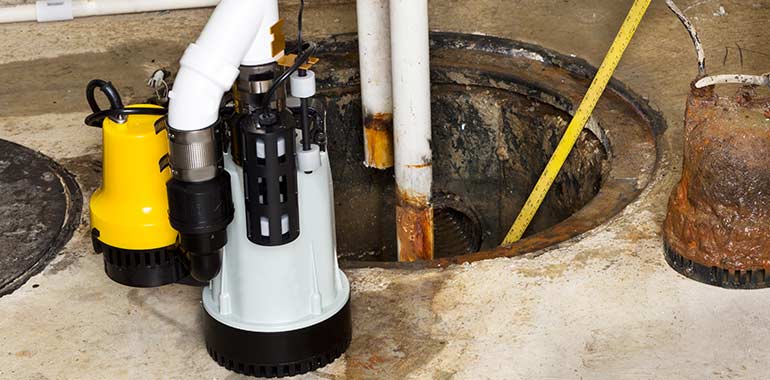 sump pump repair and installation services